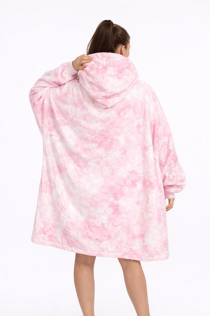 Nezuko Kamado Demon Slayer Wearable Blanket Hoodie for Kids & Adults | OLM Toys